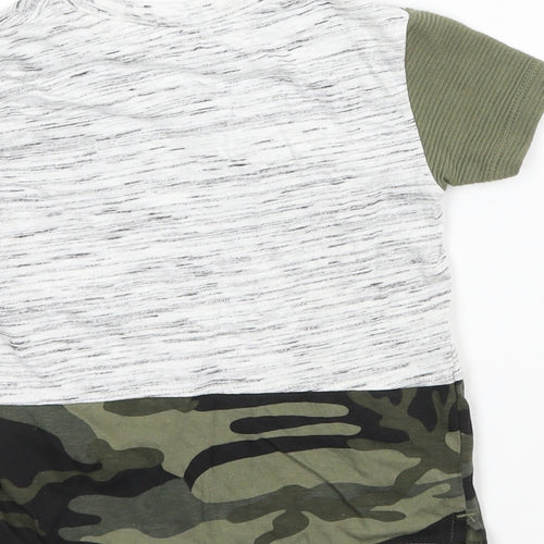 Primark Baby Green Camouflage  Basic T-Shirt Size 18-24 Months