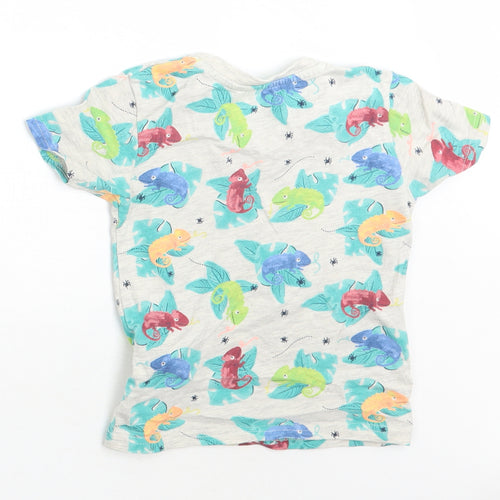 Primark Baby Grey Animal Print  Basic T-Shirt Size 18-24 Months