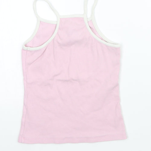 Marks and Spencer Girls Pink   Basic Tank Size 6-7 Years