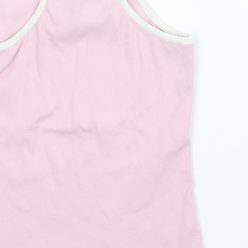 Marks and Spencer Girls Pink   Basic Tank Size 6-7 Years