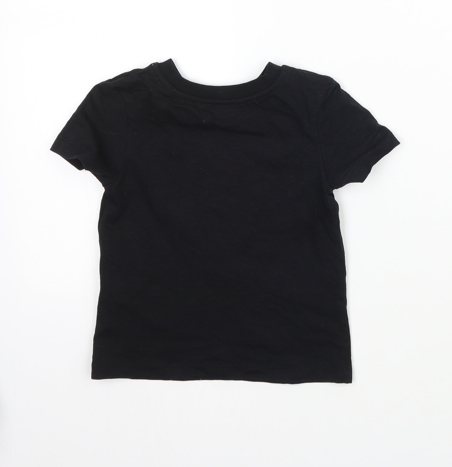 George Baby Black   Basic T-Shirt Size 12-18 Months