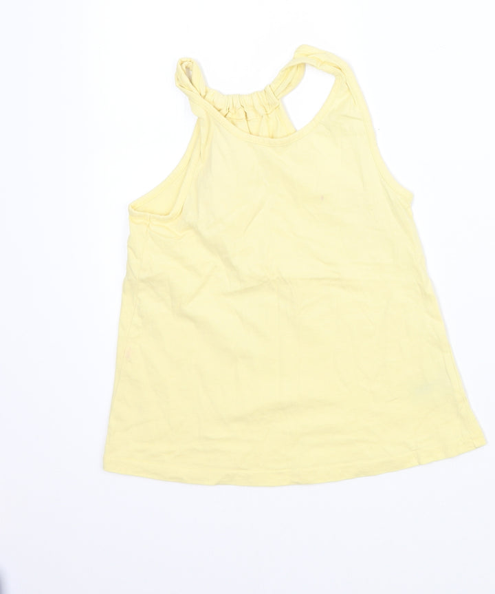 Nutmeg Girls Yellow Basic Tank Size 6-7 Years