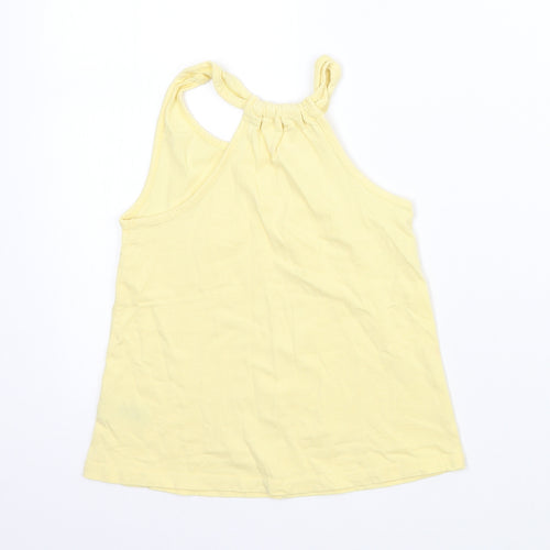 Nutmeg Girls Yellow   Basic Tank Size 6-7 Years