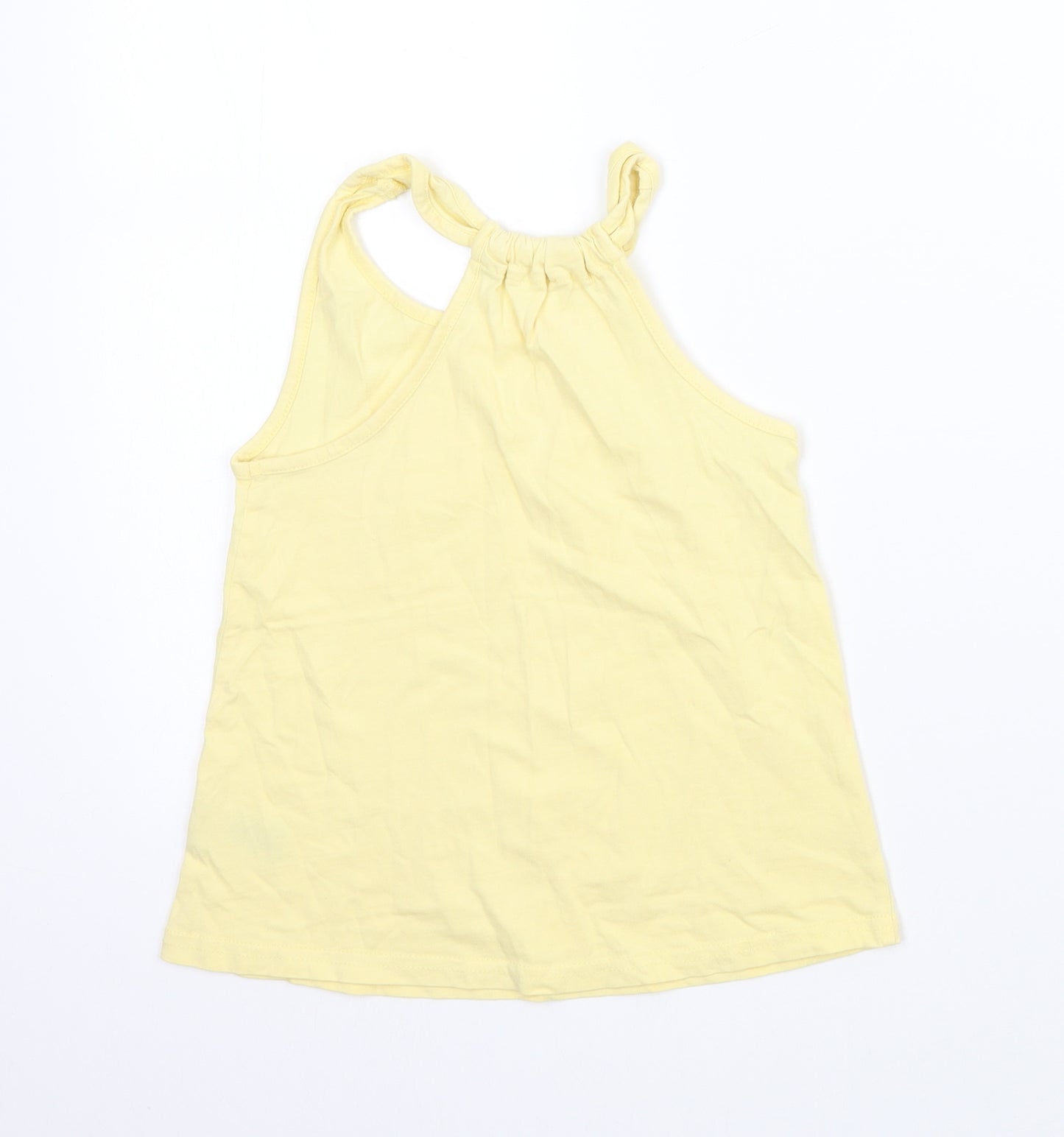 Nutmeg Girls Yellow   Basic Tank Size 6-7 Years