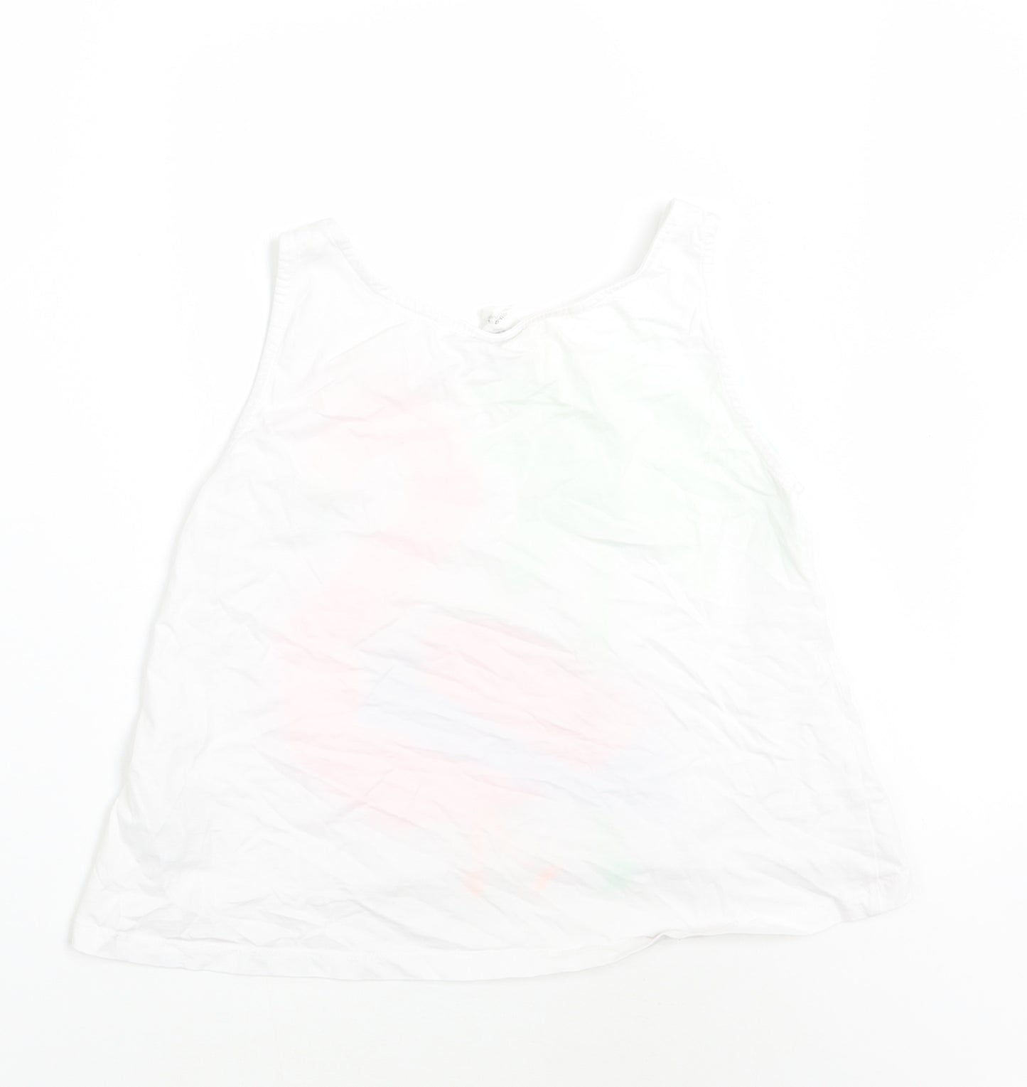 Zara Girls White   Basic Tank Size 12 Years