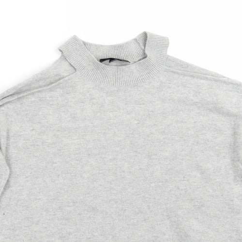 Topshop Womens Grey   Pullover Jumper Size 8