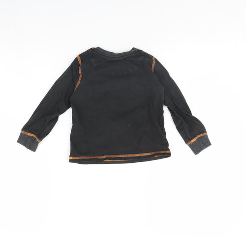 TU Boys Grey Solid   Pyjama Top Size 5 Years  - Star wars