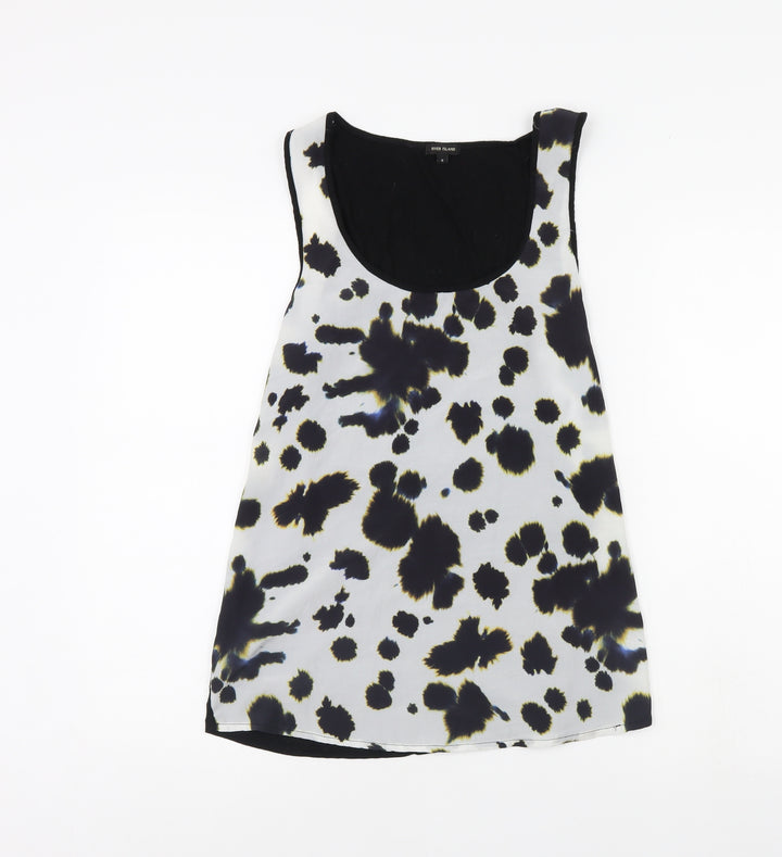 River Island Womens White   Basic Tank Size 8