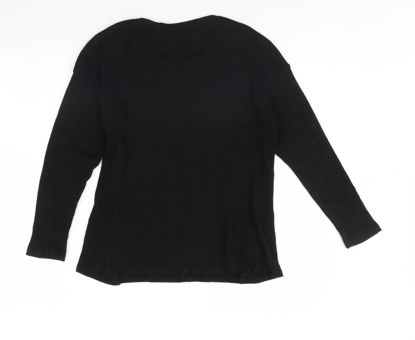 Papaya Womens Black   Basic Blouse Size 16
