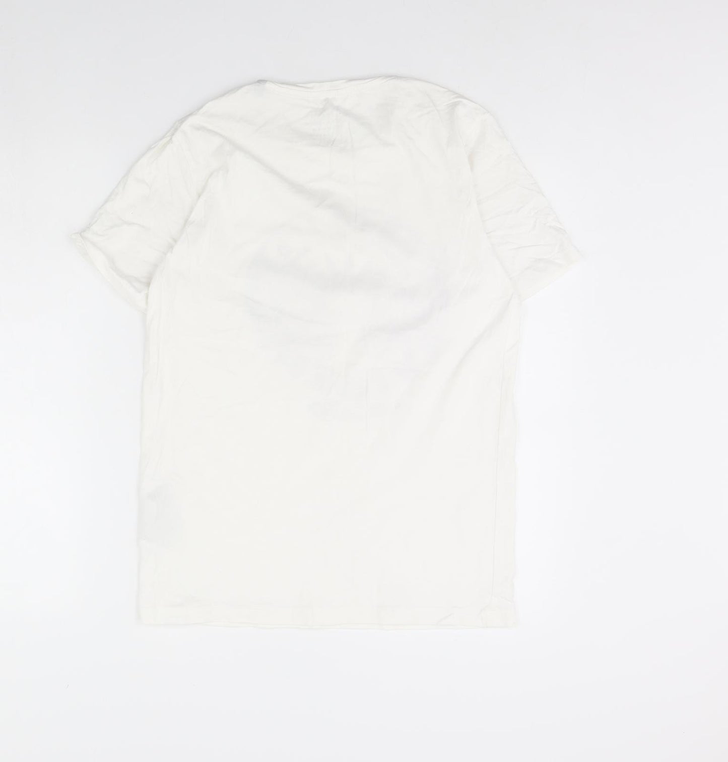 JACK & JONES Mens White    T-Shirt Size S