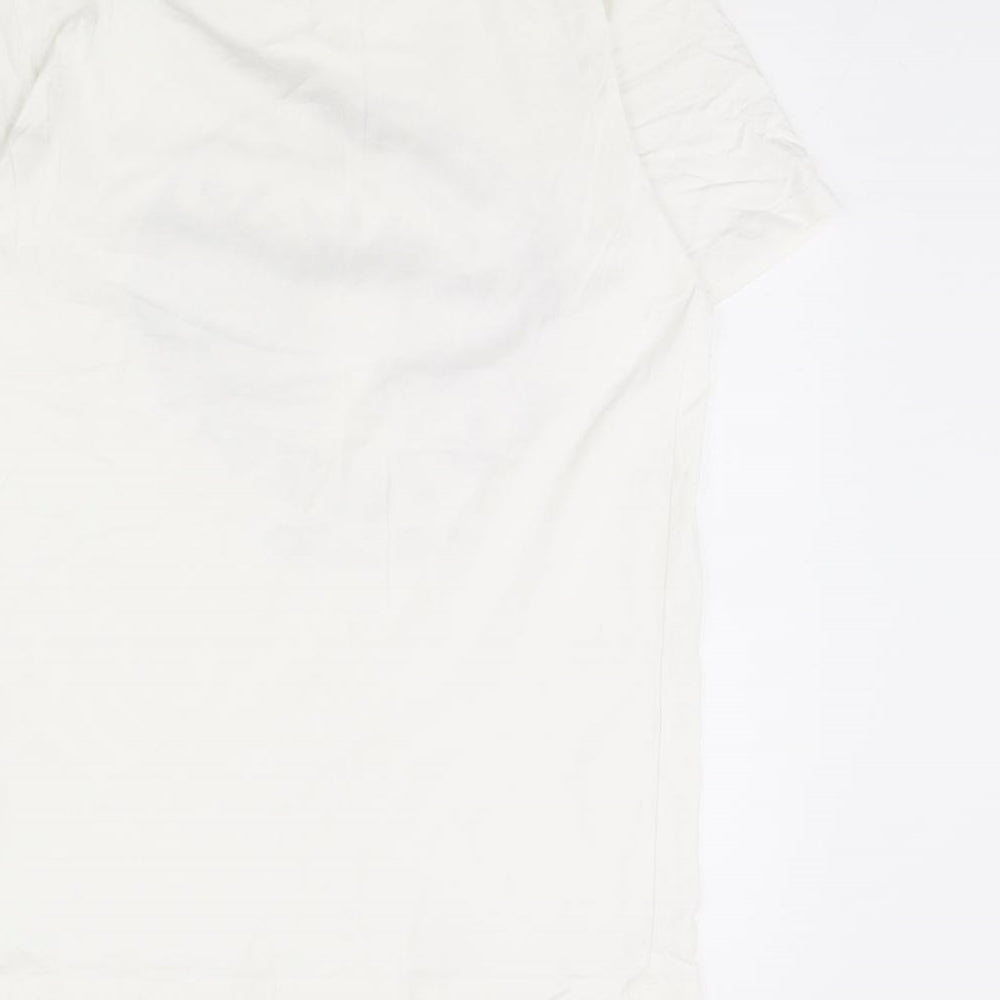 JACK & JONES Mens White    T-Shirt Size S