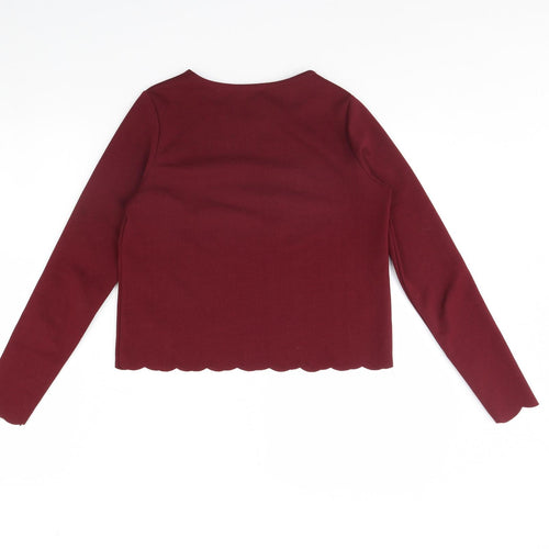 New Look Womens Red   Basic Blouse Size 8