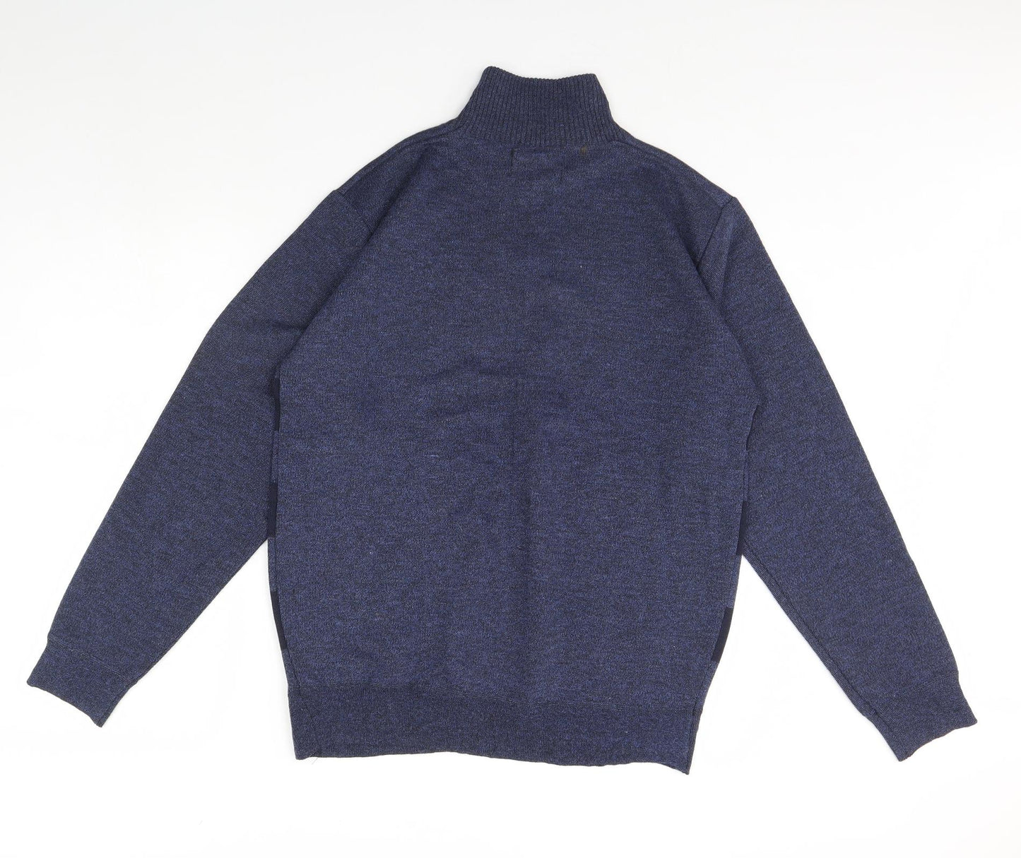 Preworn Mens Blue   Henley Jumper Size XL