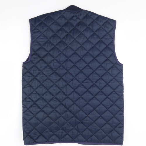 Monsoon Mens Blue   Gilet Coat Size M  - rolls royce