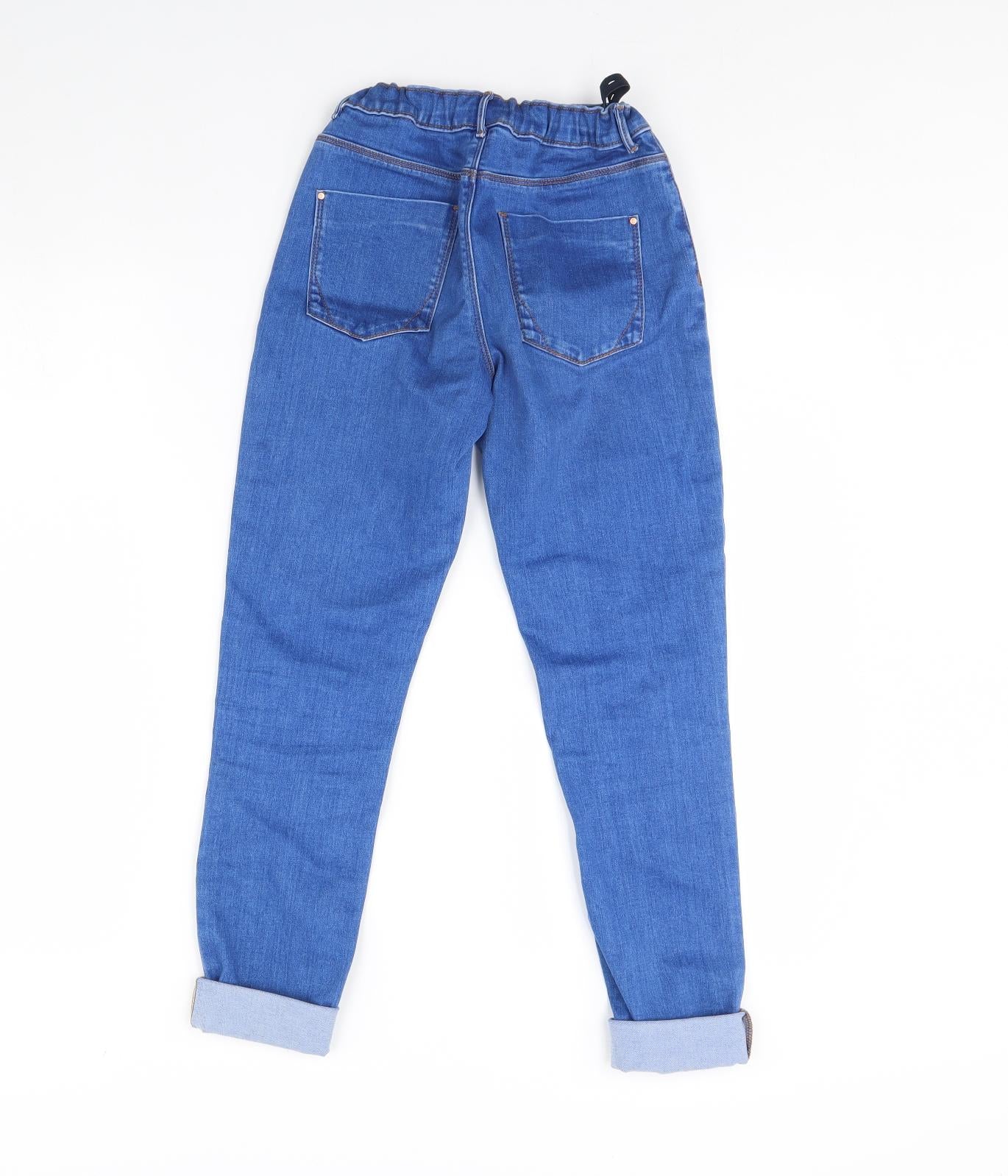 River Island Girls Blue  Denim Skinny Jeans Size 12 Years