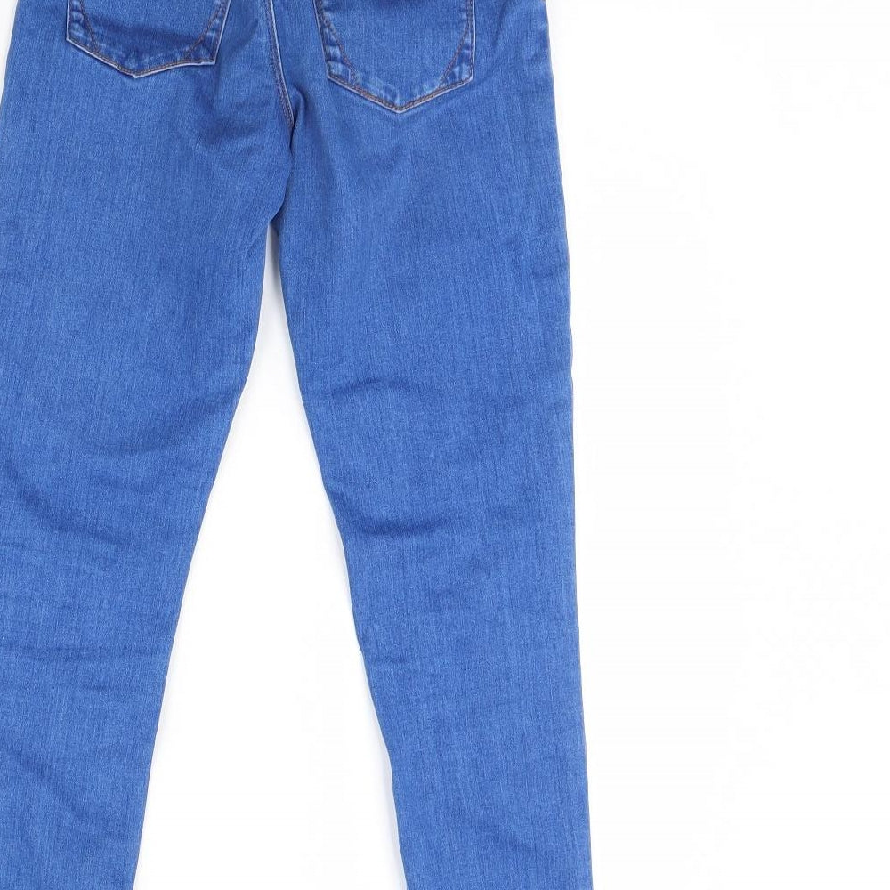 River Island Girls Blue  Denim Skinny Jeans Size 12 Years