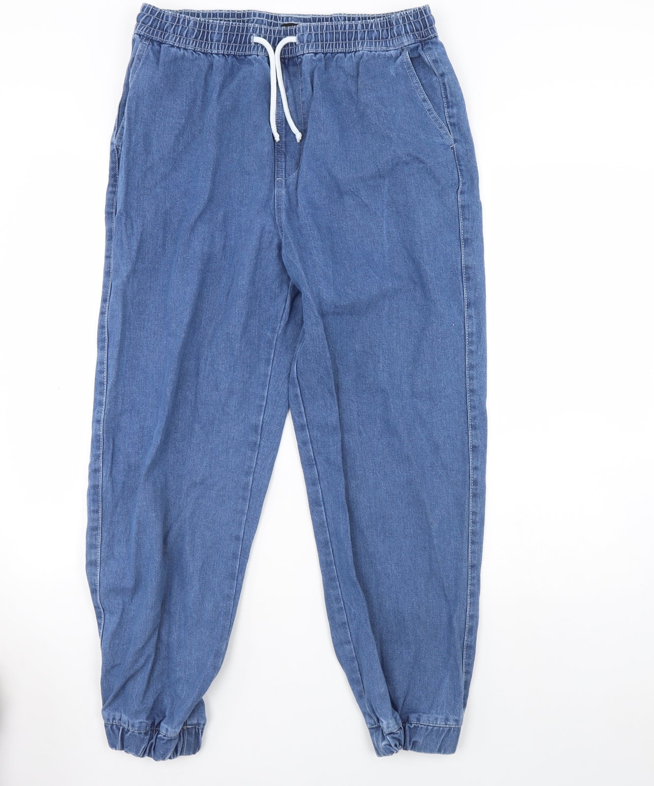Boohoo Womens Blue  Denim Capri Jeans Size 14 L30 in