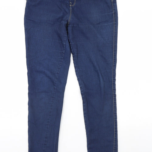 Denim & Co. Womens Blue  Denim Skinny Jeans Size 12 L30 in
