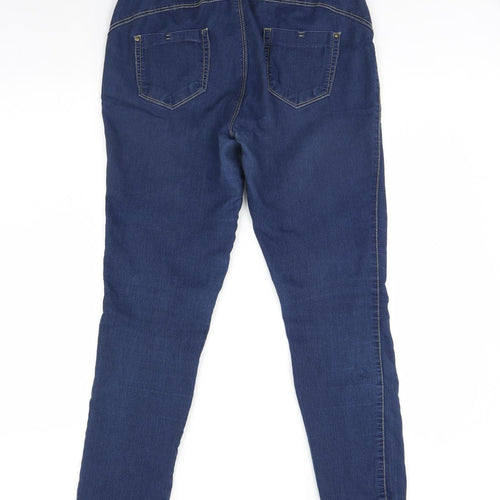 Denim & Co. Womens Blue  Denim Skinny Jeans Size 12 L30 in