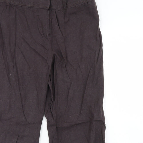 Preworn Womens Brown   Trousers  Size 42 L28 in