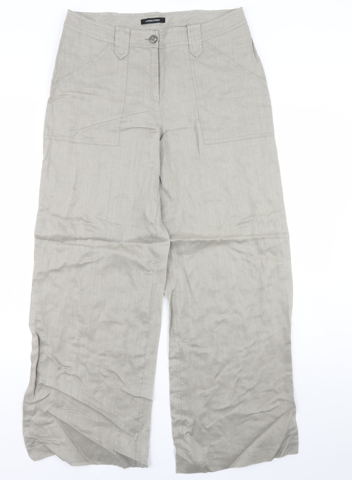 Dunnes Stores Womens Beige   Trousers  Size 12 L30 in
