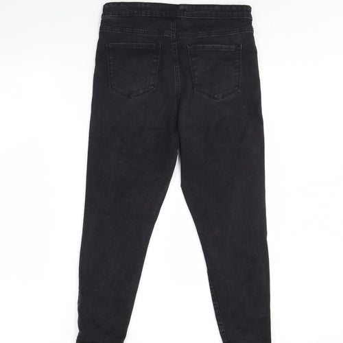 Denim & Co. Womens Black  Denim Skinny Jeans Size 14 L26 in