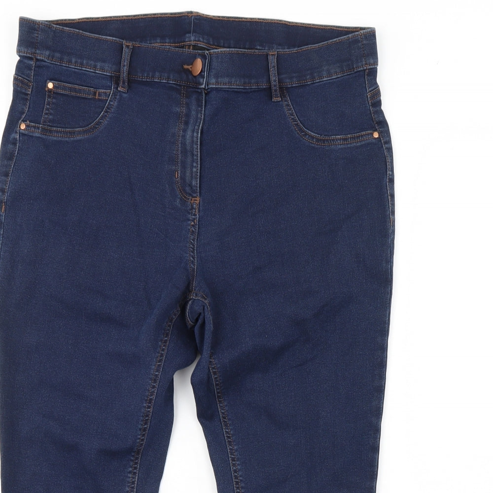 George Womens Blue  Denim Cropped Jeans Size 18 L23 in