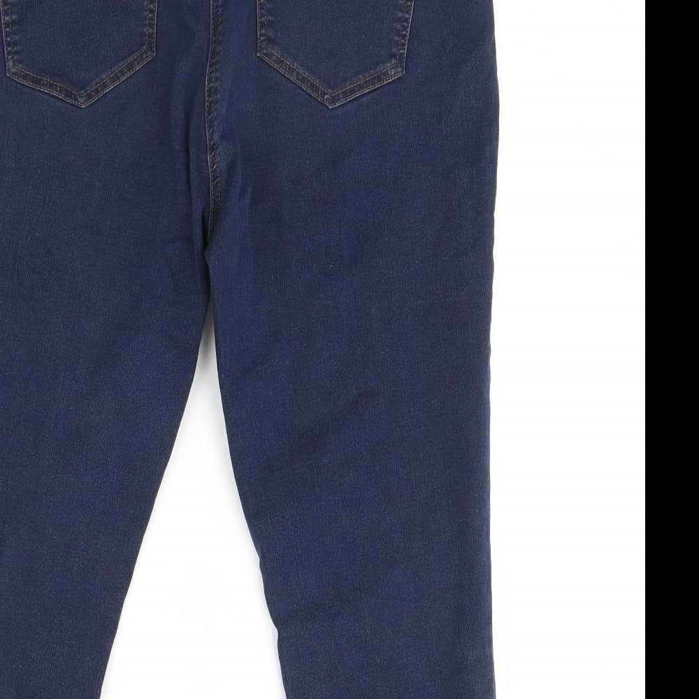 George Womens Blue  Denim Cropped Jeans Size 18 L23 in