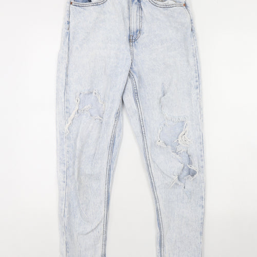 Denim & Co. Womens Blue  Denim Skinny Jeans Size 8 L28 in