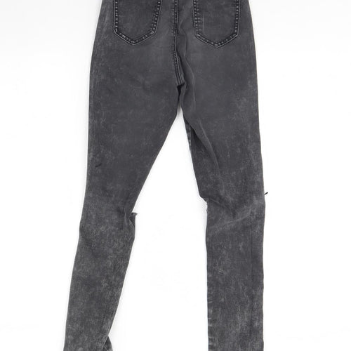 915 Girls Black  Denim Skinny Jeans Size 14 Years