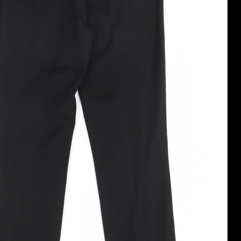 M&S Womens Black   Dress Pants Trousers Size 10 L30 in