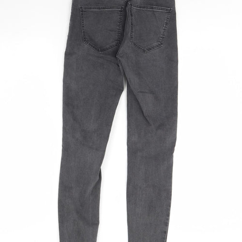 Zara Womens Grey  Denim Skinny Jeans Size 8 L29 in
