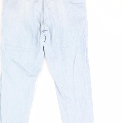 Denim & Co. Womens Blue  Denim Straight Jeans Size 10 L30 in