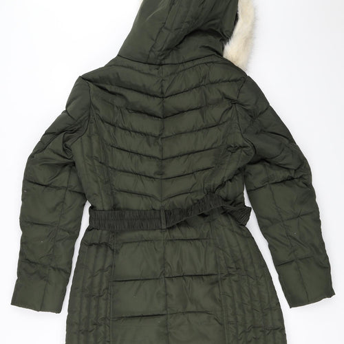 Dorothy Perkins Womens Green   Puffer Jacket Coat Size 12