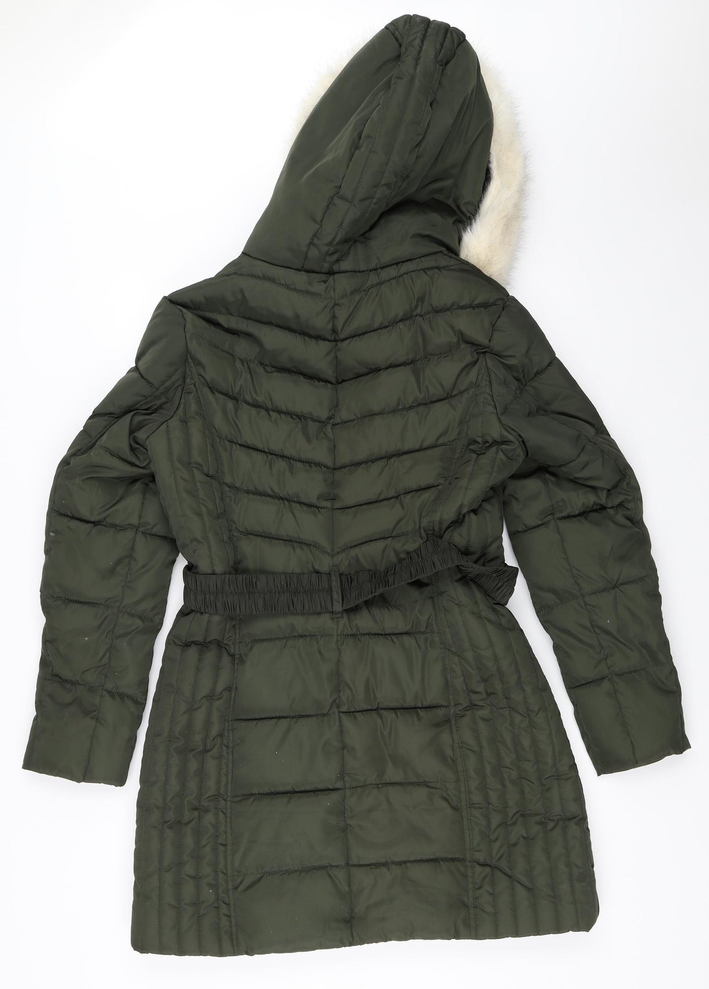 Dorothy Perkins Womens Green   Puffer Jacket Coat Size 12