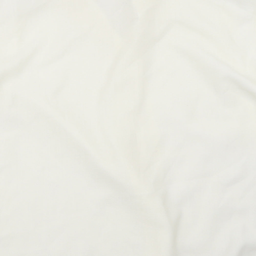 Sommermann Womens Ivory   Basic Button-Up Size 14