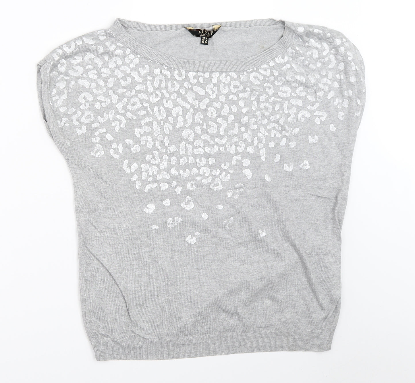 Lipsy Womens Grey   Pullover Jumper Size 8