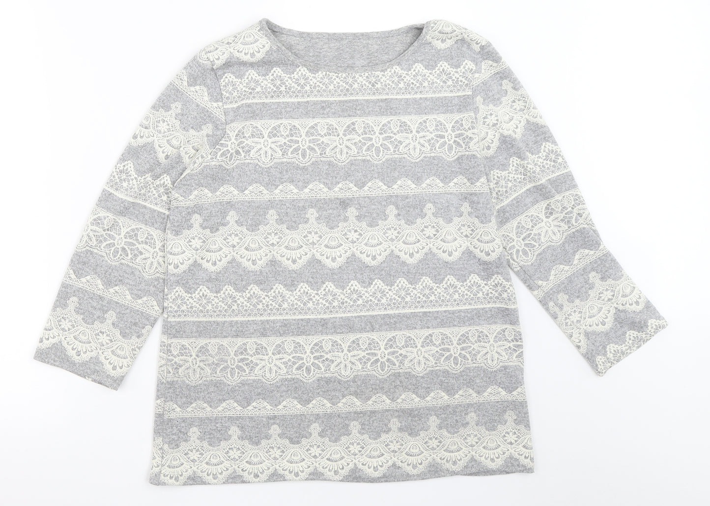 Preworn Womens Grey   Pullover Jumper Size 14