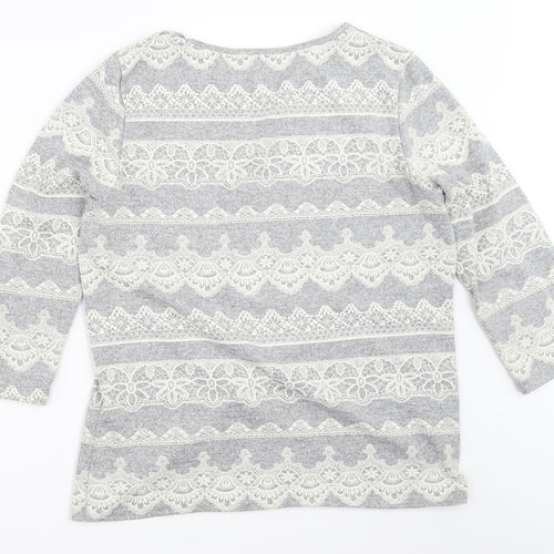 Preworn Womens Grey   Pullover Jumper Size 14