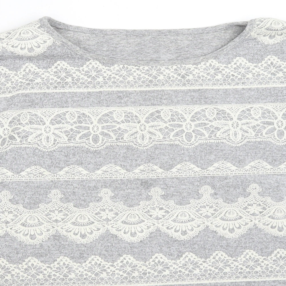 Preworn Womens Grey   Pullover Jumper Size 14