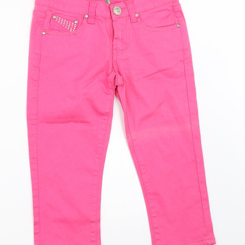 Parisian Womens Pink   Cut-Off Shorts Size 8