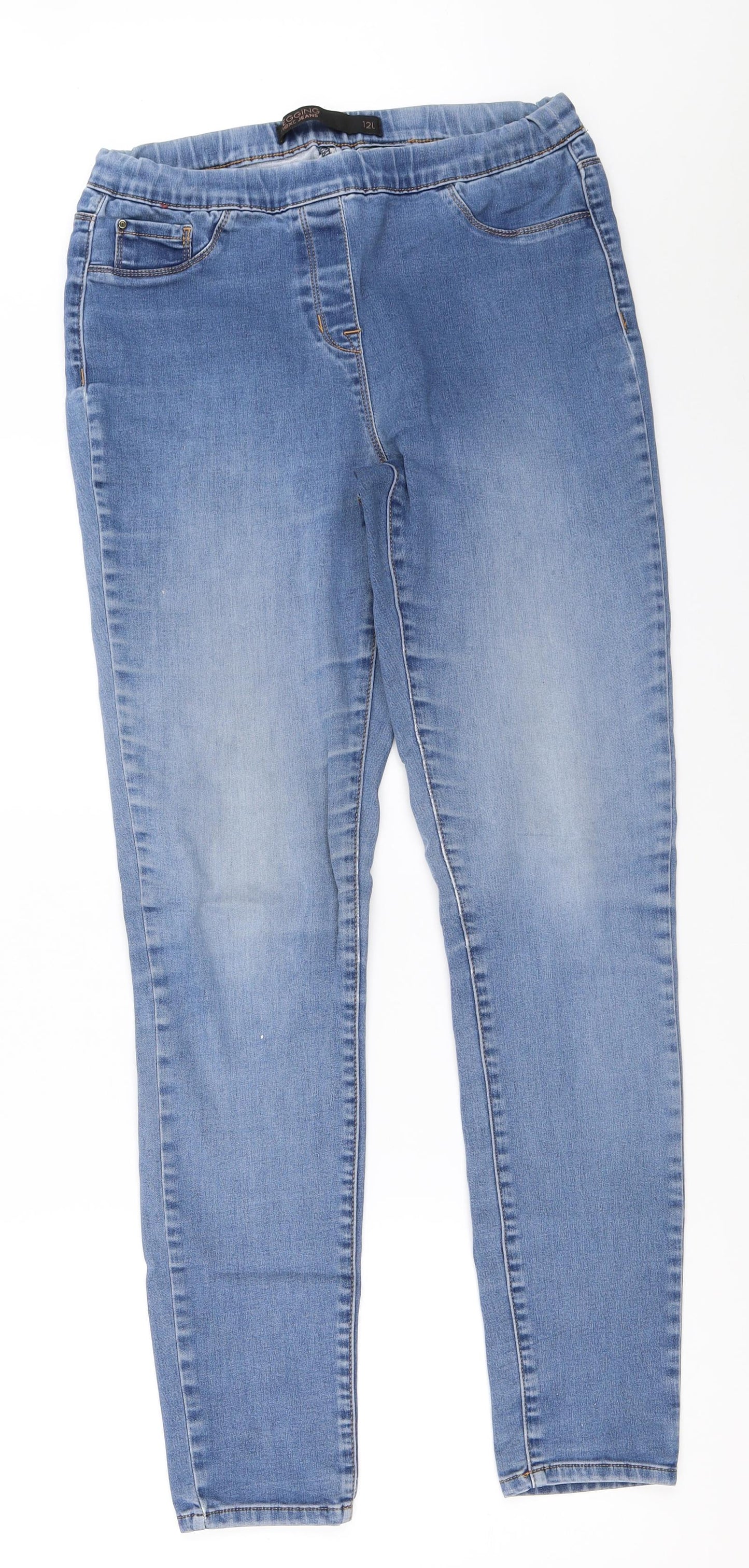 NEXT Womens Blue  Denim Jegging Jeans Size 12 L30.5 in