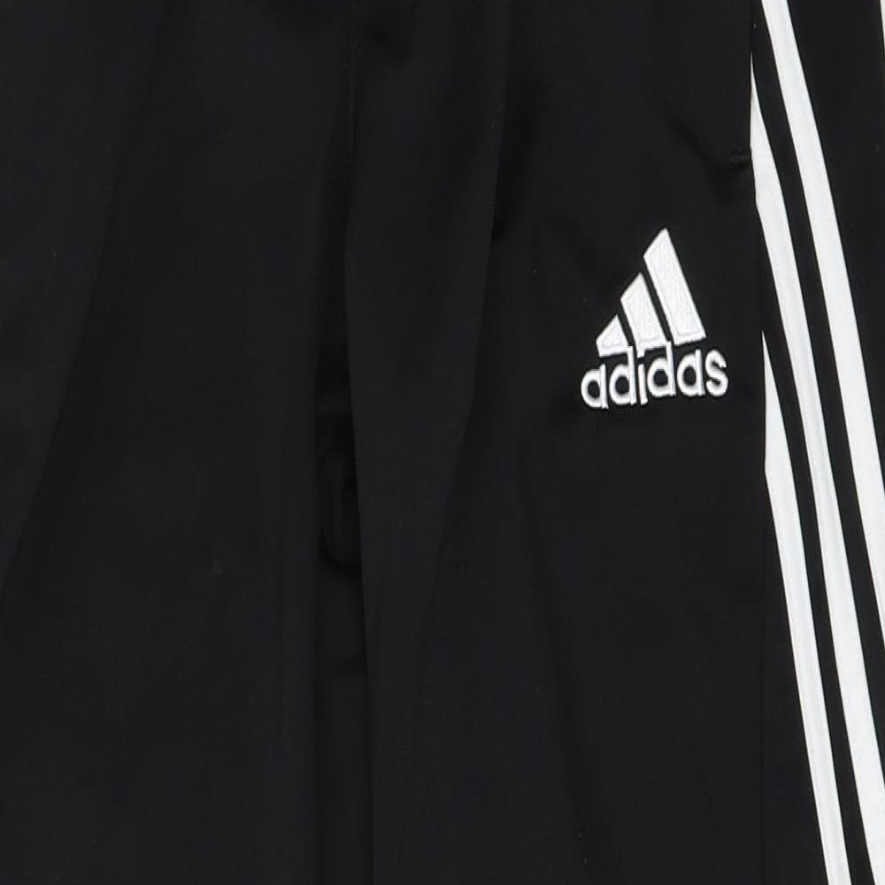 adidas Boys Black   Jogger Trousers Size 14 Years