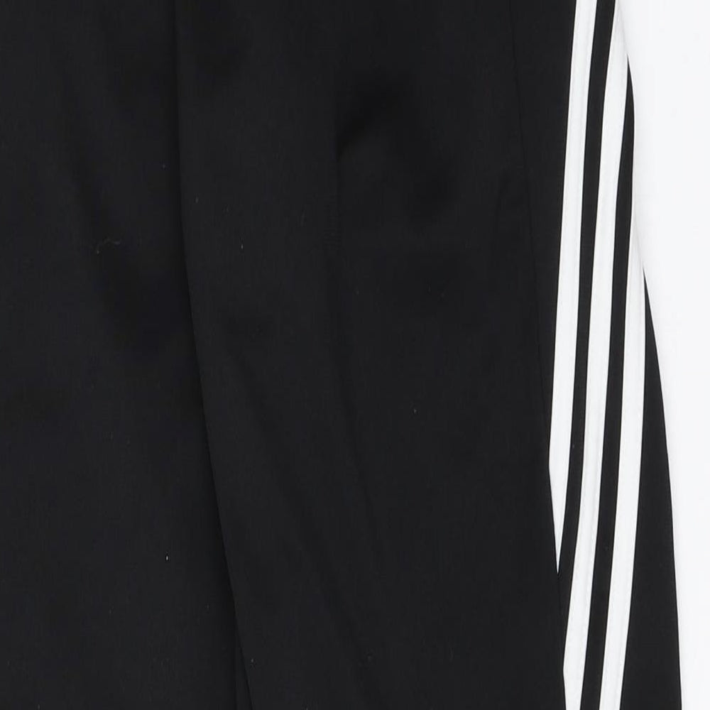 adidas Boys Black   Jogger Trousers Size 14 Years
