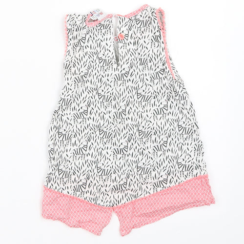 Mini Club Girls White   Basic Blouse Size 3-4 Years