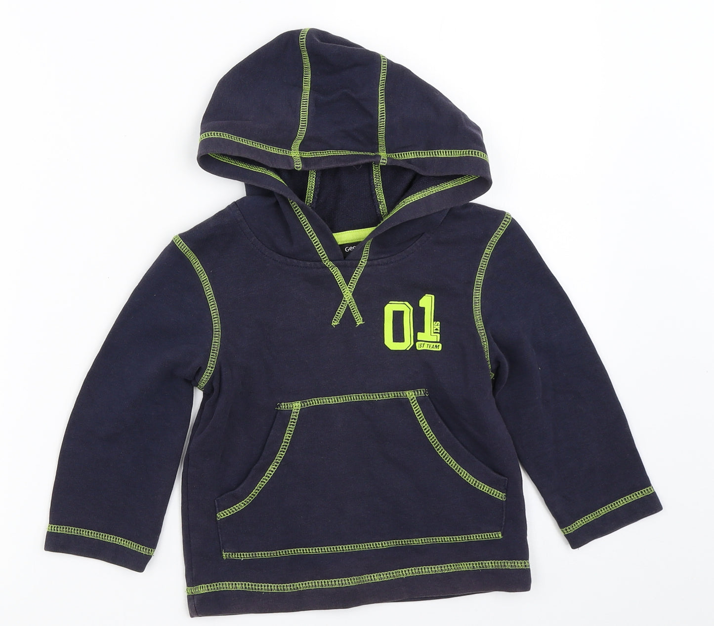 George Boys Grey   Pullover Jumper Size 18-24 Months