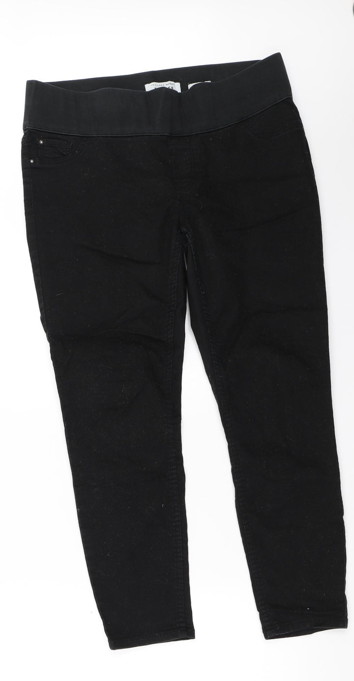 New Look Womens Black Jegging Jeans Size 10 L25.5 in
