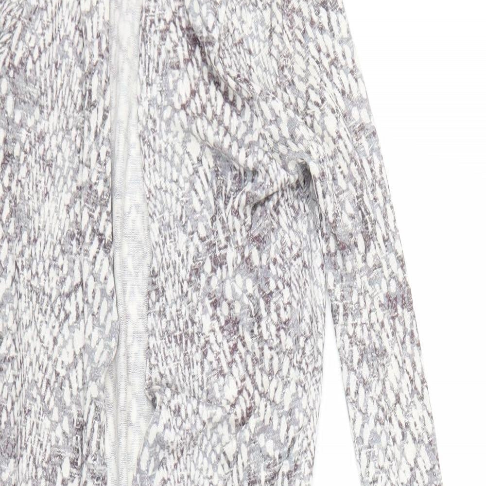 Atmosphere Womens Grey Animal Print  Cape Jumper Size 10