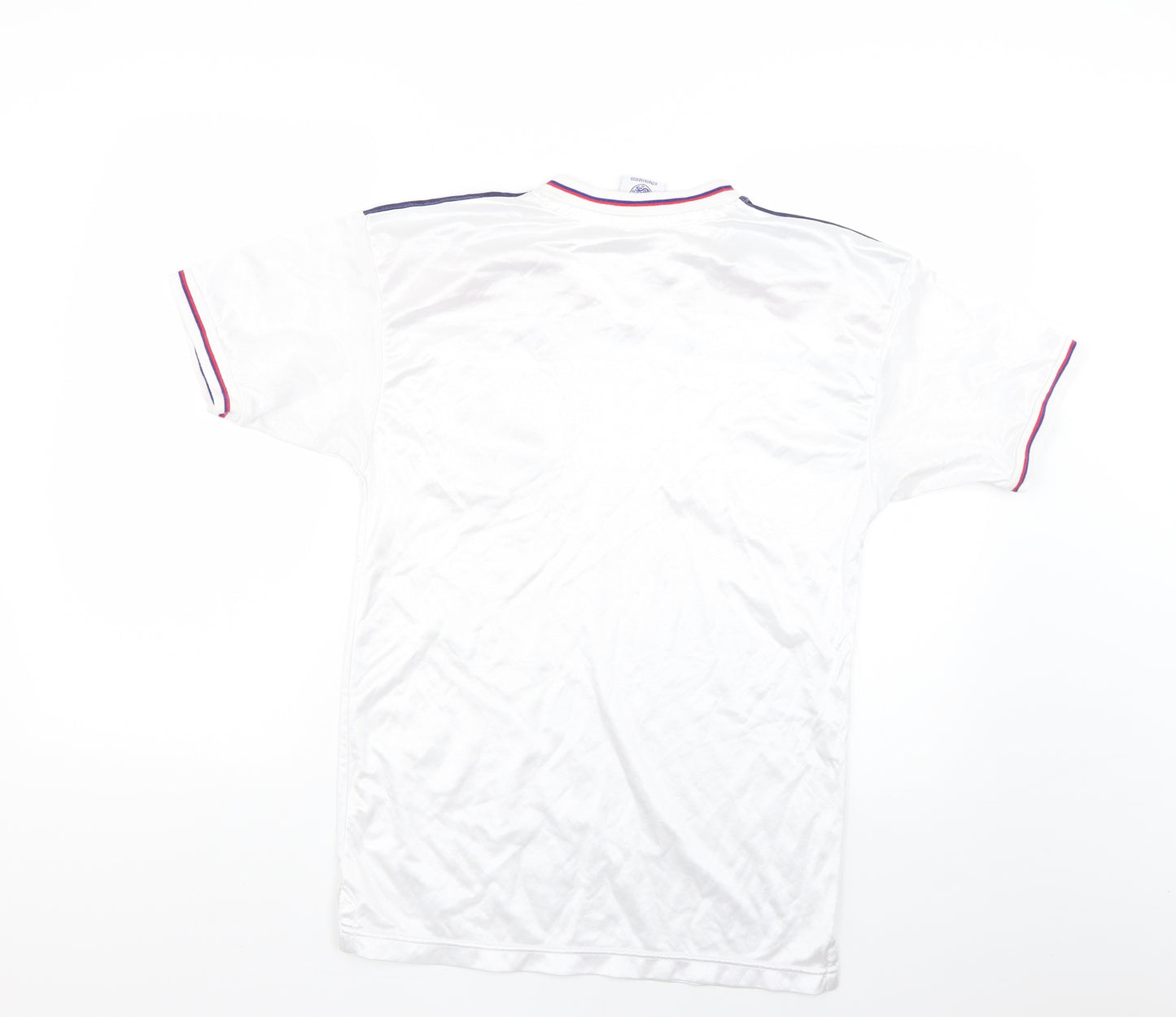 Score Draw Mens White Geometric   T-Shirt Size S  - football