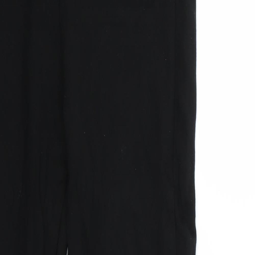 NEXT Womens Black   Cropped Leggings Size 12 L24 in